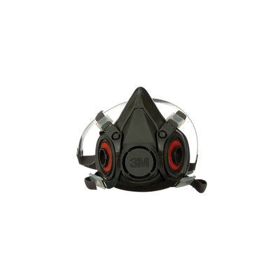 3M 7026 Half-Mask Respirator Packout Large Gray 6000 Series with replaceable cartridges for