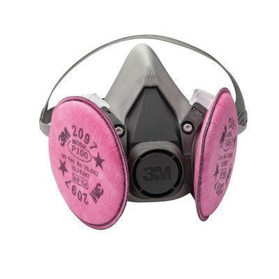 3M Products 07182 Half Facepiece Respirator Packout, Half Facepiece, Medium, NIOSH Approved (Y/N): N