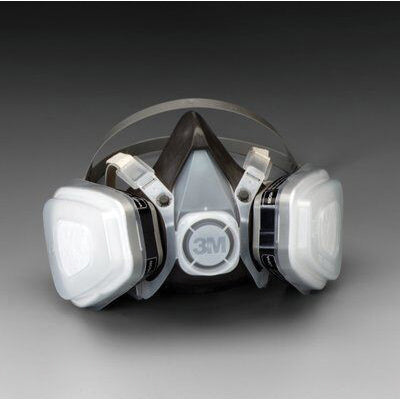 3M 7193 Disposable Half-Mask Respirator Large with P95 Filters, Acid Gas Resistant, NIOSH Approved