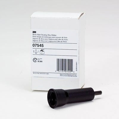3M Products 07545 Brake Hub Cleaning Disc Holder, Use With: Right Angle/Straight Shaft Tools — Black