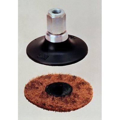 Gasket Removal Disc Pad Assembly 7715 2 in Black with 1/4-20 Steel Shaft