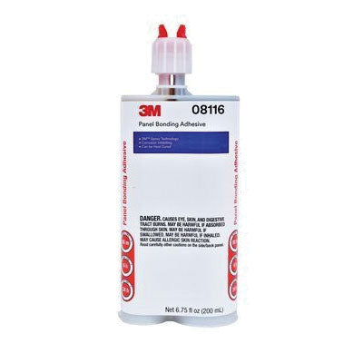 2-Part Panel Bonding Adhesive 8116 200 mL Black Cartridge, Viscous Liquid, 1 per pack