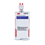 3M Products 08116 2-Part Panel Bonding Adhesive, 200 mL Duo Syringe Cartridge, Viscous Liquid, Black