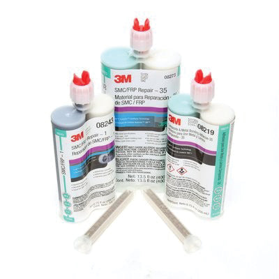 3M Products 08227 2-Part Repair Adhesive, 200 mL Cartridge, Paste, Black/White, 2 hr Curing — view 3