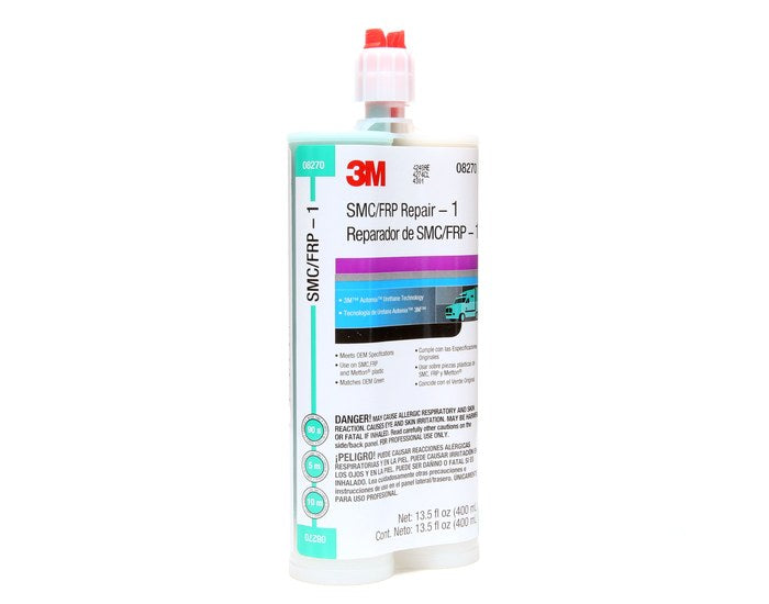 3M™ 08272 2-Part Repair Adhesive, 400 mL Dual Cartridge, Viscous Liquid, Dark Green, 1 to 1.2, 10 min Application