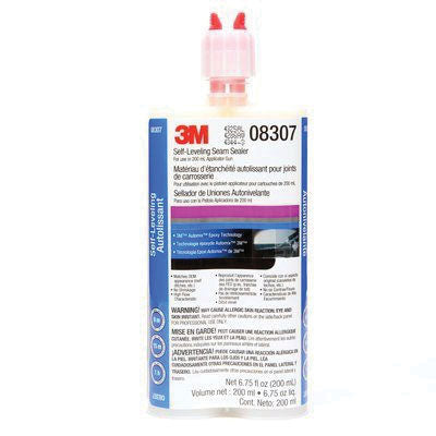 3M Products 08307 Sealer, 6.75 fl-oz Cartridge, Liquid, Clear, 1.17, 8 min Application, 1 hr Curing