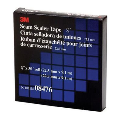 Seam Sealer Tape 8476 30 ft x 7/8 in Gray Rubber Backed Tape