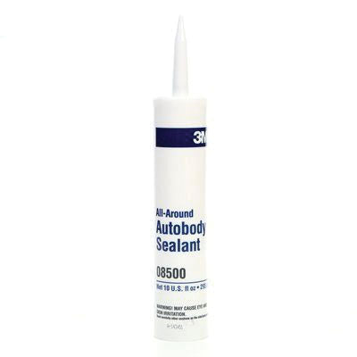 3M Products 08500 All-Around Auto Body Sealant, 378 mL Cartridge, Viscous Liquid, White, 1.6, 5 min