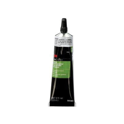 3M 8581 Super Weatherstrip Adhesive 2 oz Black Tube for Seals, Gaskets and Metal