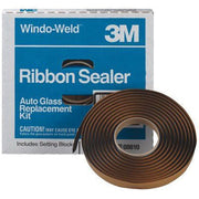 3M Products Windo-Weld 08610 Round Ribbon Sealer, 1/4 in x 15 ft Roll, Paste, Black — view 2