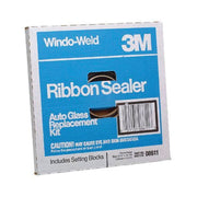 3M Products Windo-Weld 08612 Round Ribbon Sealer, 3/8 in x 15 ft Roll, Paste, Black
