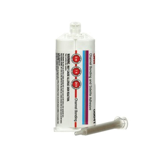 3M Products 08641 2-Component Channel Bonding and Sidelite Adhesive, 1.6 oz Dual Syringe Cartridge,