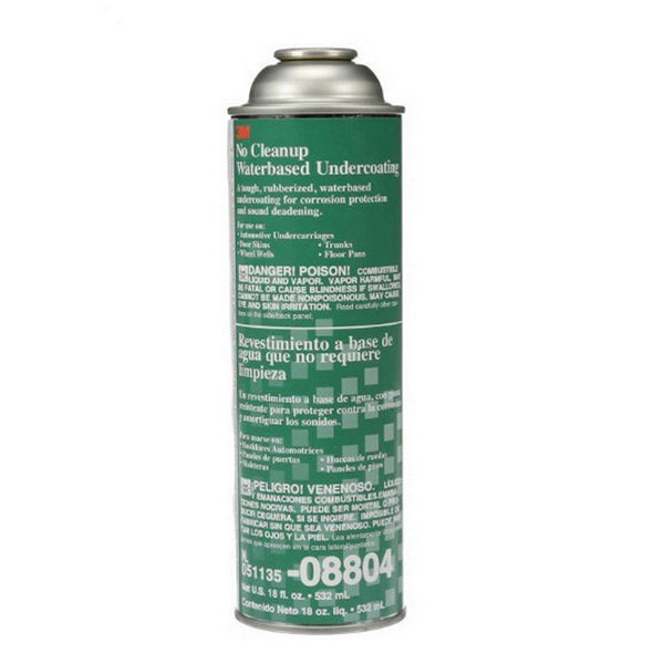 3M Products 08804 Water Based Undercoating, 22.4 fl-oz Can, Black