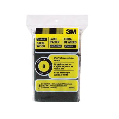 3M SandBlaster 10118NA Abrasive Pad, 2 in W x 4 in L, #0 Grit, Fine, Gray