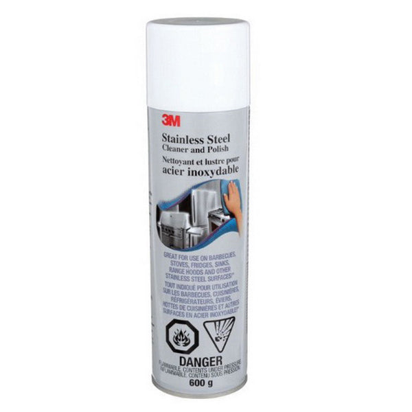 3M Products 14002 Stainless Steel Cleaner and Polish, 21 fl-oz, White, Liquid