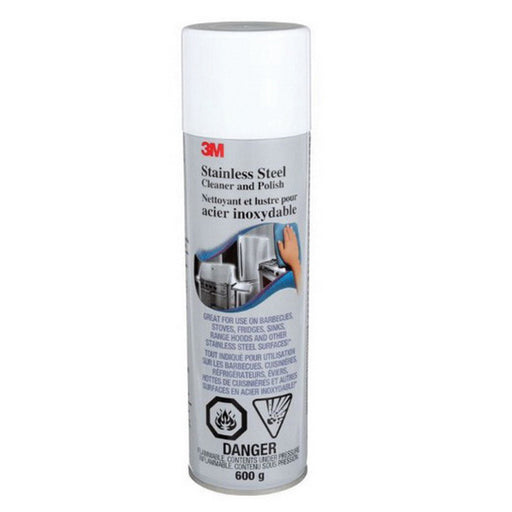 3M Products 14002 Stainless Steel Cleaner and Polish, 21 fl-oz, White, Liquid