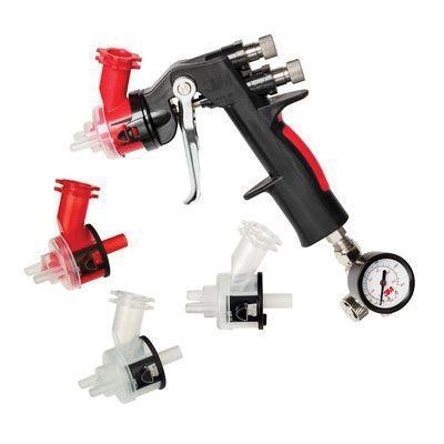 HVLP Spray Gun Kit 16587 - Includes Pressurized Gun, Two 1.8 mm and Two 2 mm Heads