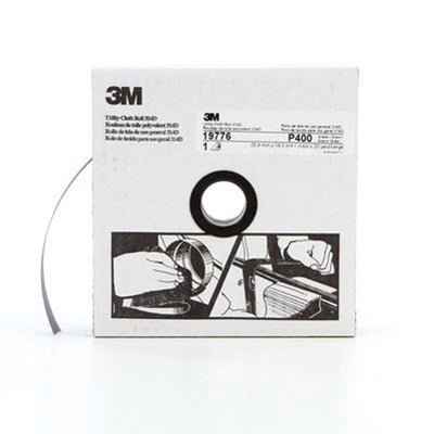3M Products 19776 314D Series Utility Cloth Roll, 1 in W x 20 yd L, P400 Grit, Extra Fine Grade, Alu — view 4