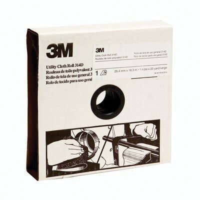 3M Products 19799 314D Series Utility Cloth Roll, 1-1/2 in W x 20 yd L, P150 Grit, Very Fine Grade, — view 2