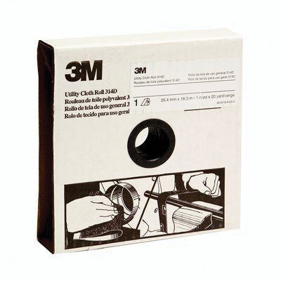 3M 19781 314D Utility Cloth Roll 1 in x 20 yd P120 Fine Aluminum Oxide