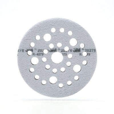 20278 Soft Interface Disc Pad 5 in Dia x 3/4 in Length Foam, Hook and Loop, 31 Holes