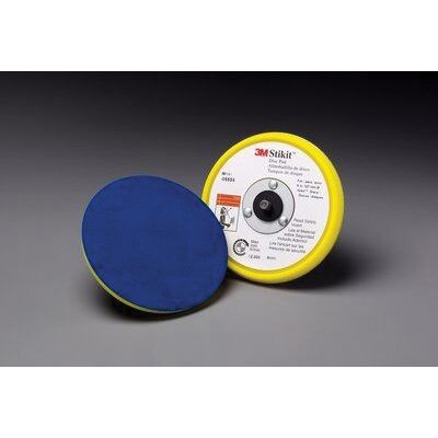3M Products 20354 203 Series Regular Low Profile Disc Pad, 6 in Dia, 5/16 in - 11 TPI Arbor, PSA Att — view 3