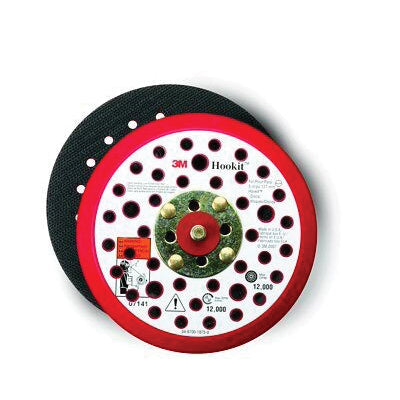 3M Products 20356 203 Series Dust Control Low Profile Disc Pad, 6 in Dia, 5/16 in - 24 TPI Arbor, Ho