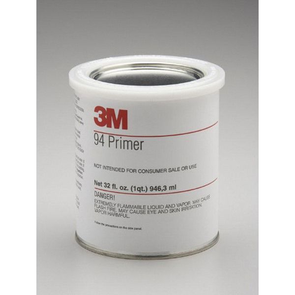 3M Products 23929 94 Series Tape Primer, 1 qt Can, Light Yellow