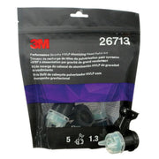 3M Products 26713 Atomizing Head Refill Kit, 1.3 mm Size, Green, Use With: 3M 26832 HVLP Gravity Spr