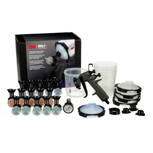 3M Products 26778 Performance Spray Gun System with PPS 2.0, 1.2 to 2 mm Nozzle Size, 145 psi, 13 sc