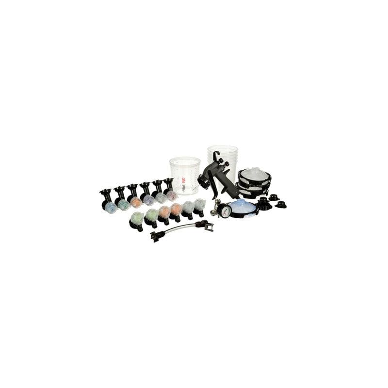 Industrial Spray Gun System 33 mm, 650 mL Cup, Part 26878, composite body for pressure and