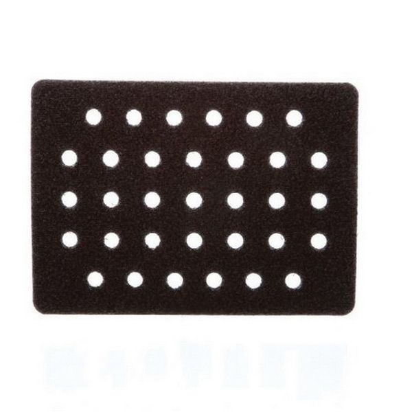 3M 28325 Clean Sanding Pad Hook Saver, 4 in L x 3 in W, Hook and Loop Attachment — Black — view 2