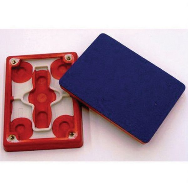 3M Products 28660 Regular Molded Sheet Pad, 7-3/4 in Dia L x 2-3/4 in W, PSA Attachment, Foam — view 2