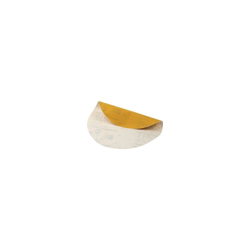 Sanding Disc 31445 6-in Gold 400 Grit PSA Paper for blending paint and primer