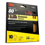3M Products 31451 Abrasive Disc, 6 in Dia, 80 Grit, PSA