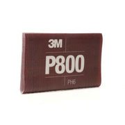 3M Products 34340 270J Series Abrasive Hand Sheet, 5-1/2 in W x 6.8 in L, P800 Grit, Fine Grade, Bro — view 3