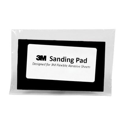 3M Products 34349 Flexible Abrasive Pad, Hook and Loop Attachment, Foam — Gray