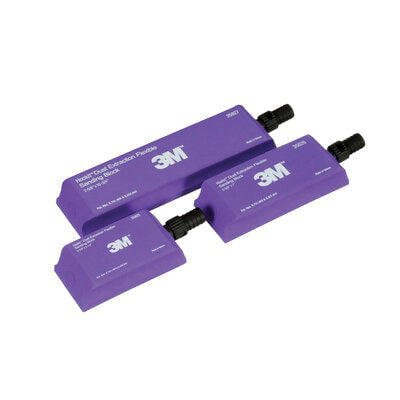 3M Hookit Flexible Sanding Hand Block Kit 35829 Hook and Loop Attachment Four Lengths