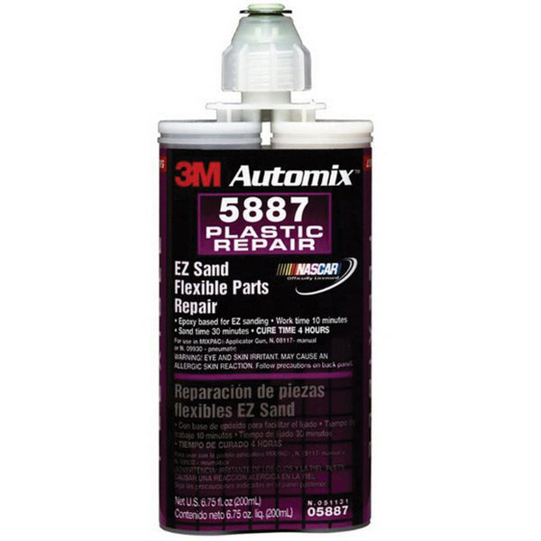 Automix EZ Sand 35887 Flexible Parts Repair 50 mL Off-White/Black Paste for Bumper and Panel