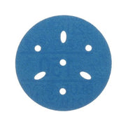 3M Products 36145 321U Series Multi-Hole Abrasive Disc, 3 in Dia, 150 Grit, Hook and Loop, Blue