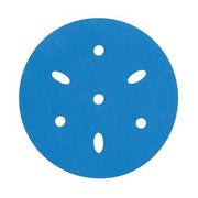 3M Products 36154 321U Series Multi-Hole Abrasive Disc, 3 in Dia, 800 Grit, Hook and Loop, Blue