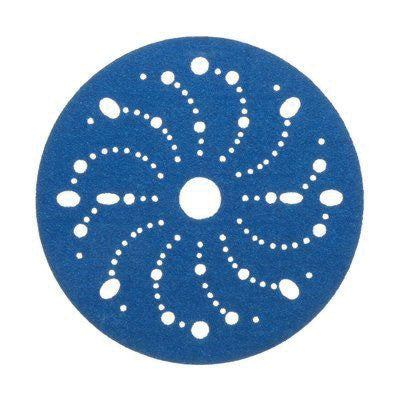 36172 Hookit Multi-Hole Abrasive Disc 80 Blue 6 in for Aggressive Beveling, Back Gouging and