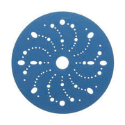 3M Products 36184 321U Series Multi-Hole Abrasive Disc, 6 in Dia, 800 Grit, Hook and Loop, Blue — view 3