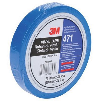36408 471 Fine Line Masking Tape 36 yd x 1/2 in Blue