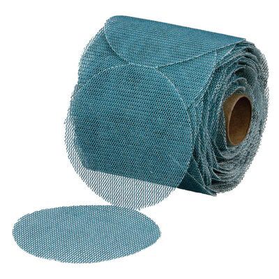 3M 36452 Disc Roll, 3 in Dia, P180 Grit, Aluminum Oxide Abrasive, Hook and Loop Attachment — Blue — view 2