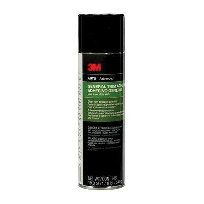 3M Products 39187 General Trim Adhesive, 19 oz Aerosol Can, Aerosol, Clear/Amber — view 2
