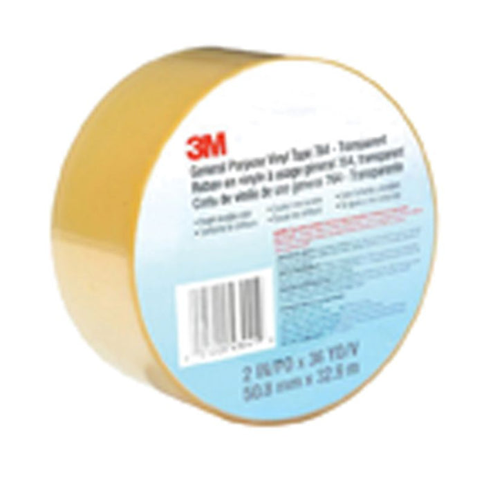3M Products 43441 764 Series General Purpose Vinyl Tape, 36 yd x 2 in, Transparent — view 2