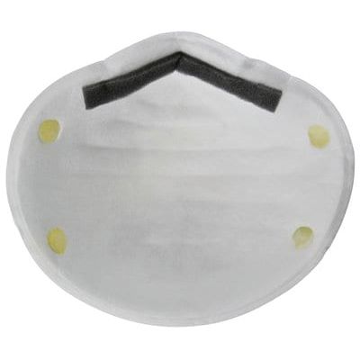 3M Products 46457 Disposable Half Facepiece Particulate Respirator, Standard, N95 — White — view 4