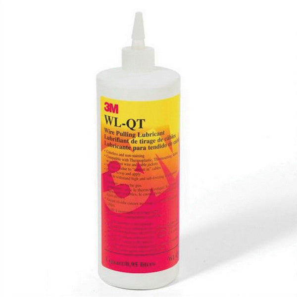 3M Products 50622 Wire Pulling Lubricant, 1 qt Bottle, White, 0 lb/gal VOC — Translucent White — view 2