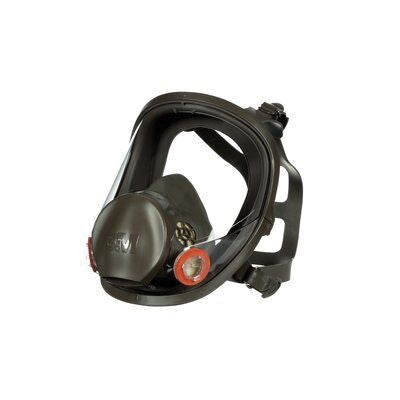 54146 6000 Series Full-Face Respirator Medium, Gray, Reusable with Cool Flow Valve